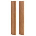 Painel Ripado Decorativo em Mdf Detalhe Ripado Fendi Dalla Costa Móveis