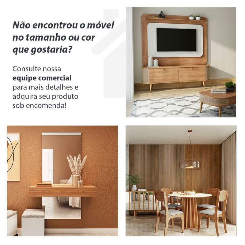 Painel Ripado Decorativo em Mdf Detalhe Ripado Fendi Dalla Costa Móveis