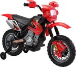 Moto elétrica infantil motocross vermelha - bel brink