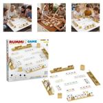 Jogo de Tabuleiro Rummi Game Kub Madeira Educativo 106 Cartas 4 Suportes Mdf Crianca Adulto