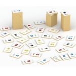 Jogo de Tabuleiro Rummi Game Kub Madeira Educativo 106 Cartas 4 Suportes Mdf Crianca Adulto