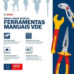 Chave de Fenda VDE Pozidriv 3 x 125mm BOSCH