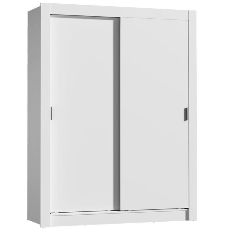 Guarda-roupa infantil madesa bento 2 portas de correr 2 gavetas - branco