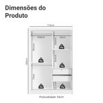 Quarto infantil completo guarda roupa 2 portas 2 gavetas com espelho e cômoda madesa
