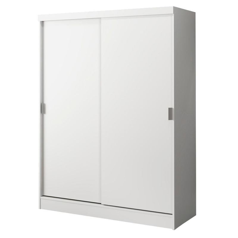 Guarda-roupa infantil madesa nick 2 portas de correr - branco