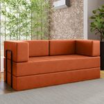 Sofá Cama Modular New Monaco 2 Lugares 180CM Corino Dallas Vns Concept
