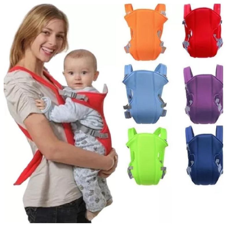 Canguru para Bebê Bebe Ergonomico Carregador Passeio Conforto Roxo Kangur