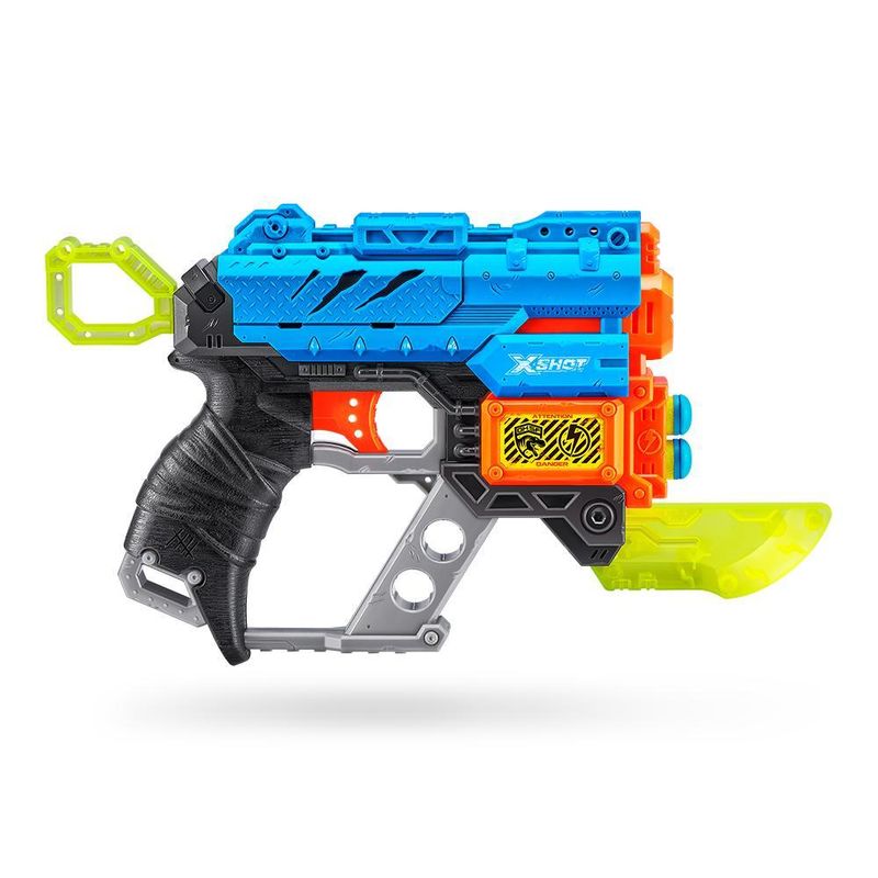 Lançador de dardos x-shot - dino attack - extinc blue