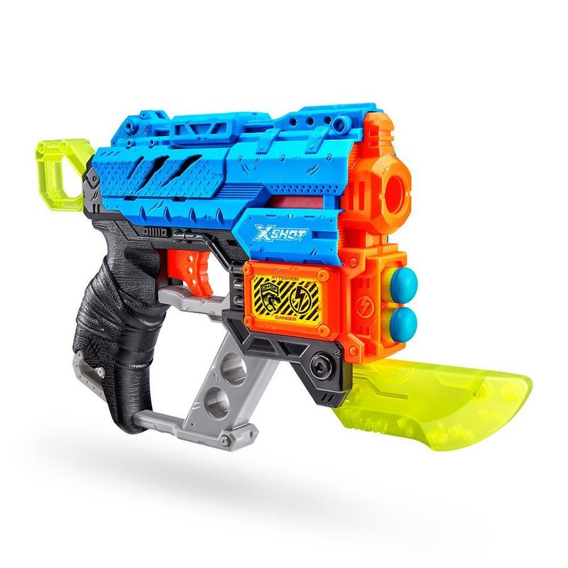 Lançador de dardos x-shot - dino attack - extinc blue
