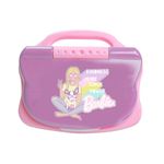 Laptop infantil educativo candide barbie charm tech bilíngue
