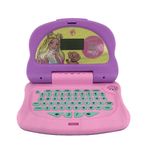 Laptop infantil educativo candide barbie charm tech bilíngue