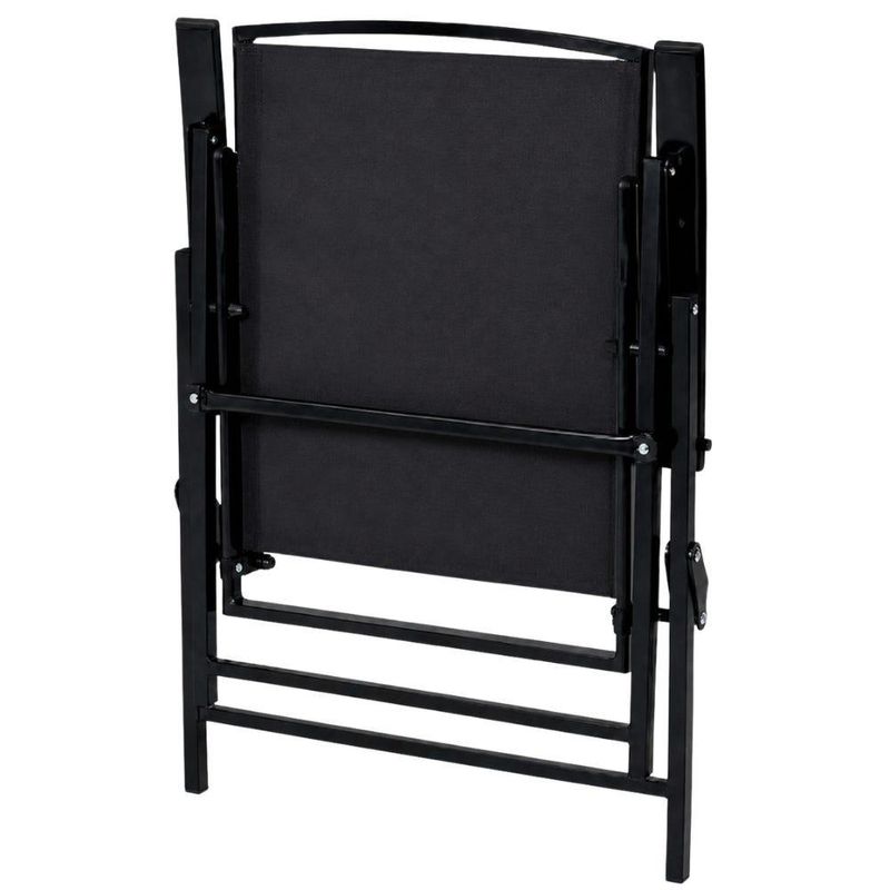 Conjunto com Mesa 4 Cadeiras e Guarda Sol 180CM Riviera para Jardim CASA LYS