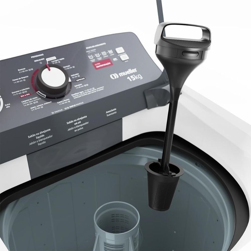 Máquina de Lavar Mueller MLA15 15kg Automática com Ultracentrifugação Branco 110V