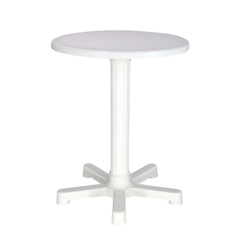 Mesa Tramontina Capri Branco 59 cm em Polipropileno