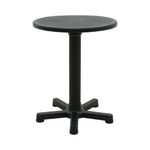 Mesa Tramontina Capri Preto 59 cm em Polipropileno