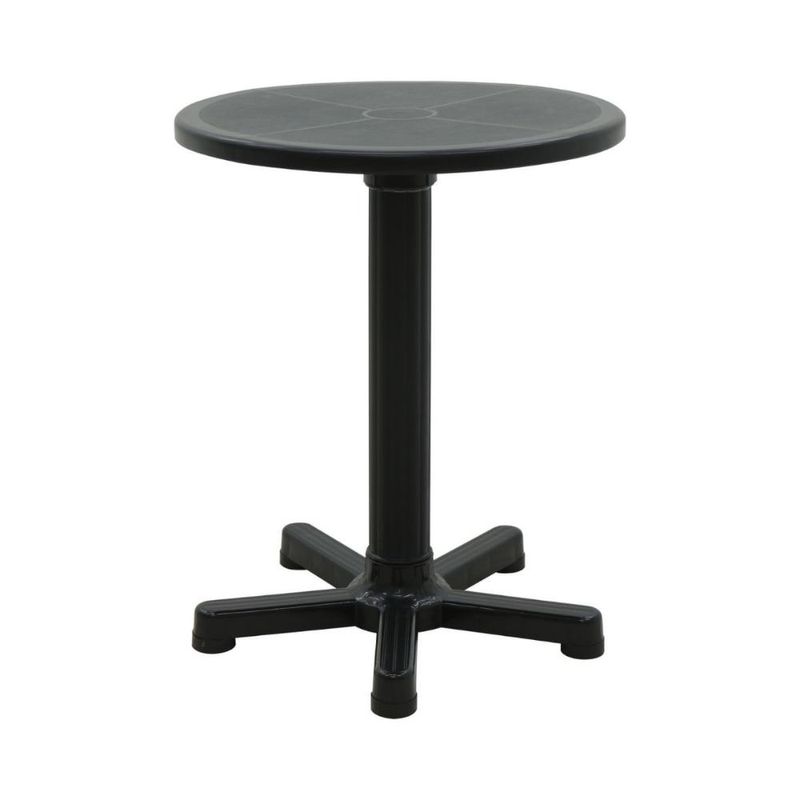 Mesa Tramontina Capri Preto 59 cm em Polipropileno