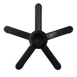 Mesa Tramontina Capri Preto 59 cm em Polipropileno