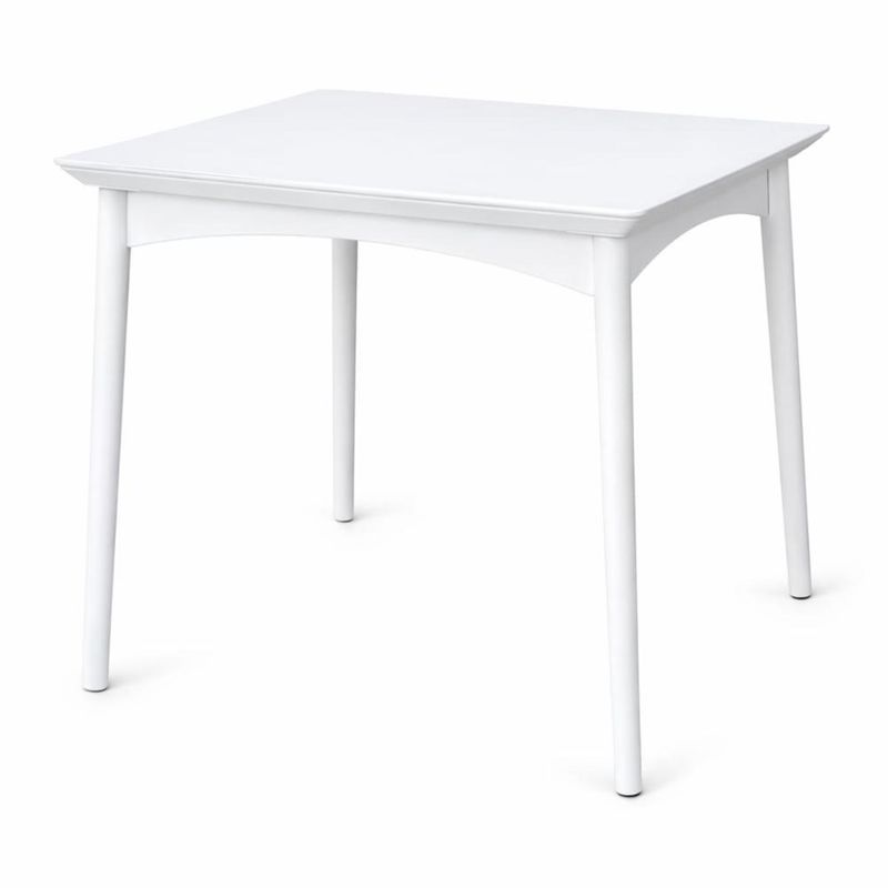 Mesa para 4 Lugares Desmontável Júpiter 70cm em Polipropileno Branco Acrilys