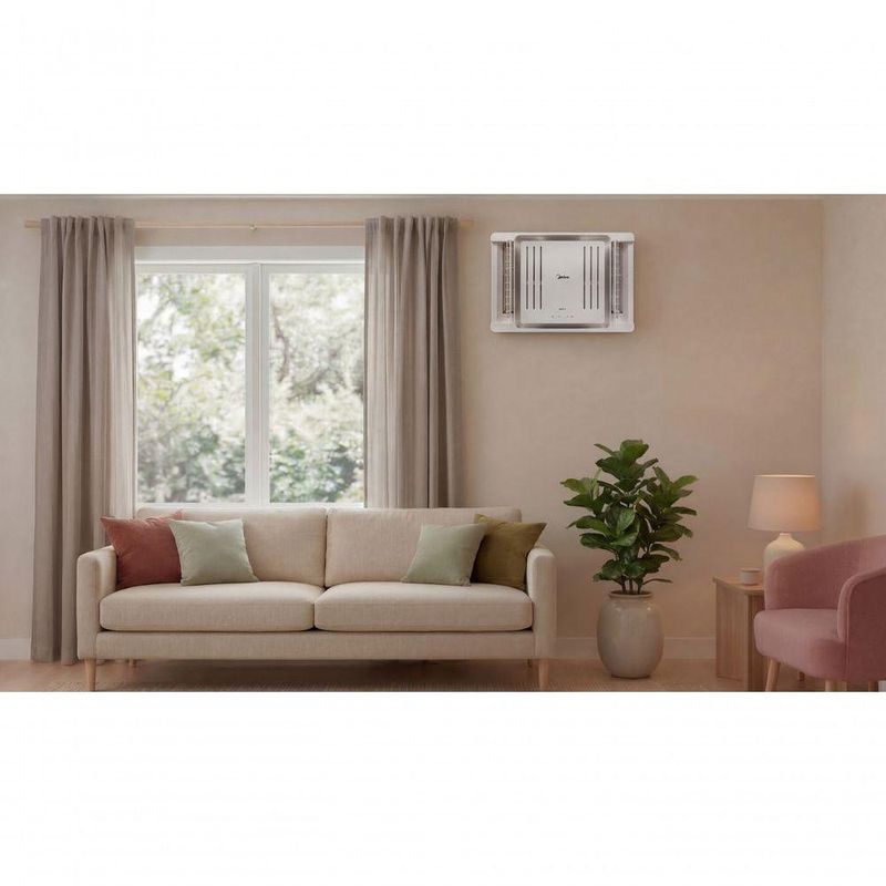 Ar Condicionado Janela Eletrônico Midea c/ Controle Remoto e Wi-Fi 10000 BTUs Frio 127V QCL108RB