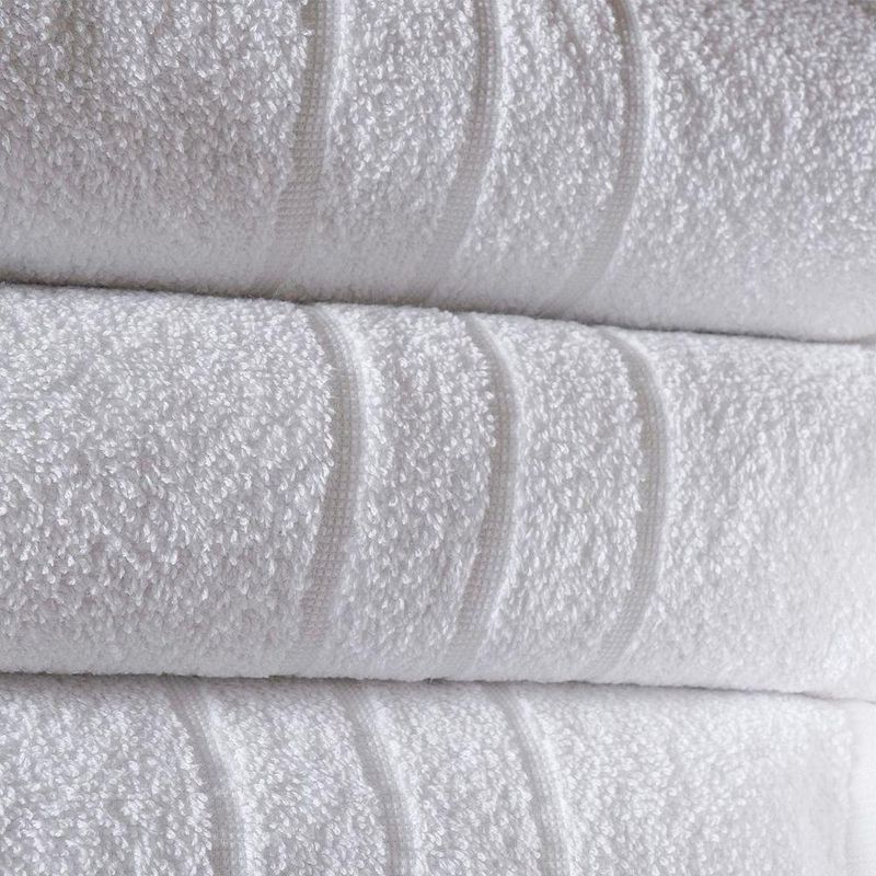 Toalha de Banho Hotelaria 70x140CM 90% Algodão 10% Poliéster Branco Bene Casa