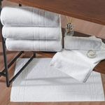 Toalha de Banho Hotelaria 70x140CM 90% Algodão 10% Poliéster Branco Bene Casa