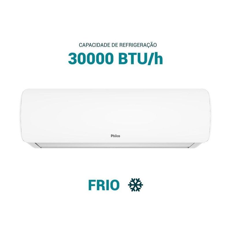 Ar Condicionado Split Hi Wall Philco 30000 BTUS Frio 220V PAC30FI