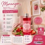 Aromatizante de Ambientes com Varetas Campo Flor Perfuma Continuamente Morango 250ML