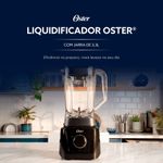 Liquidificador Oster OLIQ450-127 1100W 3,3L Preto 5 Velocidades 110V