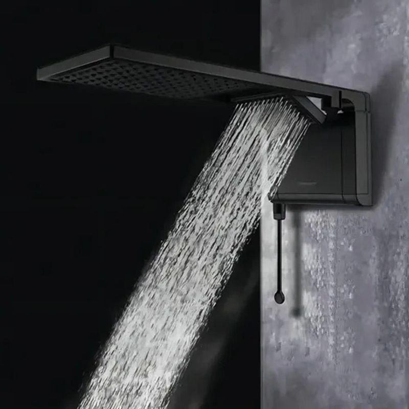 Chuveiro Elétrico com Ducha Acqua Duo Matte Black Eletrônico 7800W Preto Lorenzetti 220V