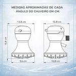 Ducha Elétrica SS 3T 5200W Instalação Prática Branca Zagonel 220V