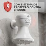 Ducha Elétrica SS 3T 5200W Instalação Prática Branca Zagonel 220V