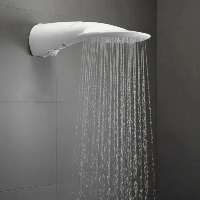 Ducha Elétrica Advance Eletr 7500W Controle Eletrônico Branco Lorenzetti