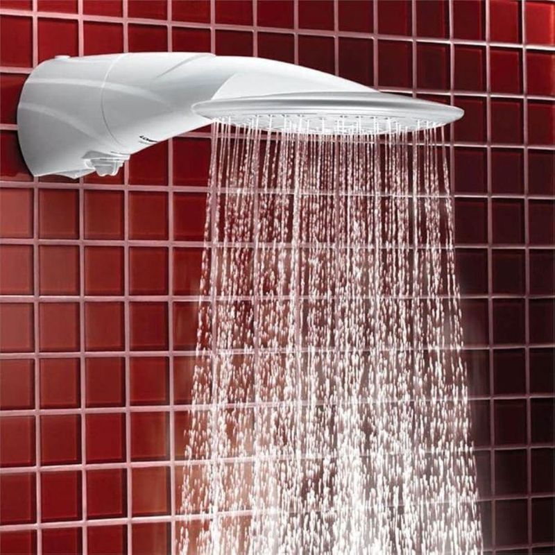 Ducha Elétrica Advance Eletr 7500W Controle Eletrônico Branco Lorenzetti