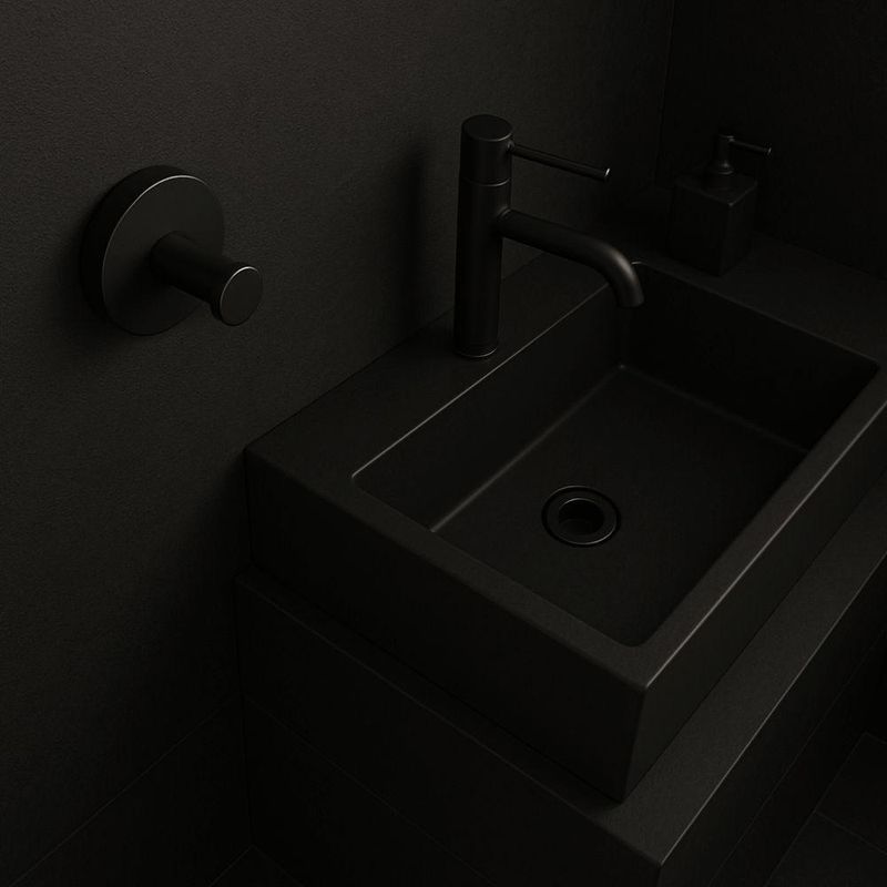 Cabide para Banheiro Elate 27290BR-BL Preto Fosco Black Matte Kohler Brasil