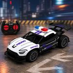 Carrinho de Controle Remoto Policia Esportivo Veloz Escala 1:22 Recarregavelusb Yeet