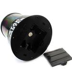 Abajur Projetor Teto Parede Infantil Estrelas Coloridas Preto Led Usb Yeet