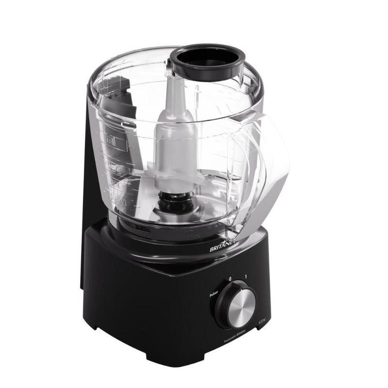 Processador de alimentos britânia bmn04a 420w 500ml lâmina inox
