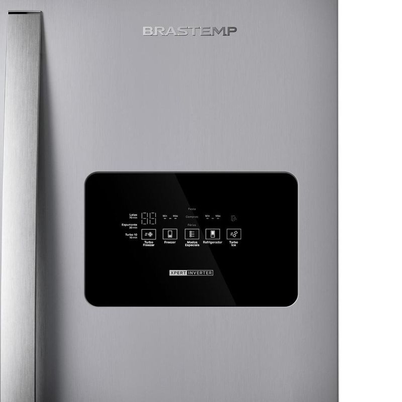 Geladeira brastemp bro85mk 559l frost free french door portas inox
