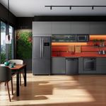 Geladeira brastemp bro85mk 559l frost free french door portas inox