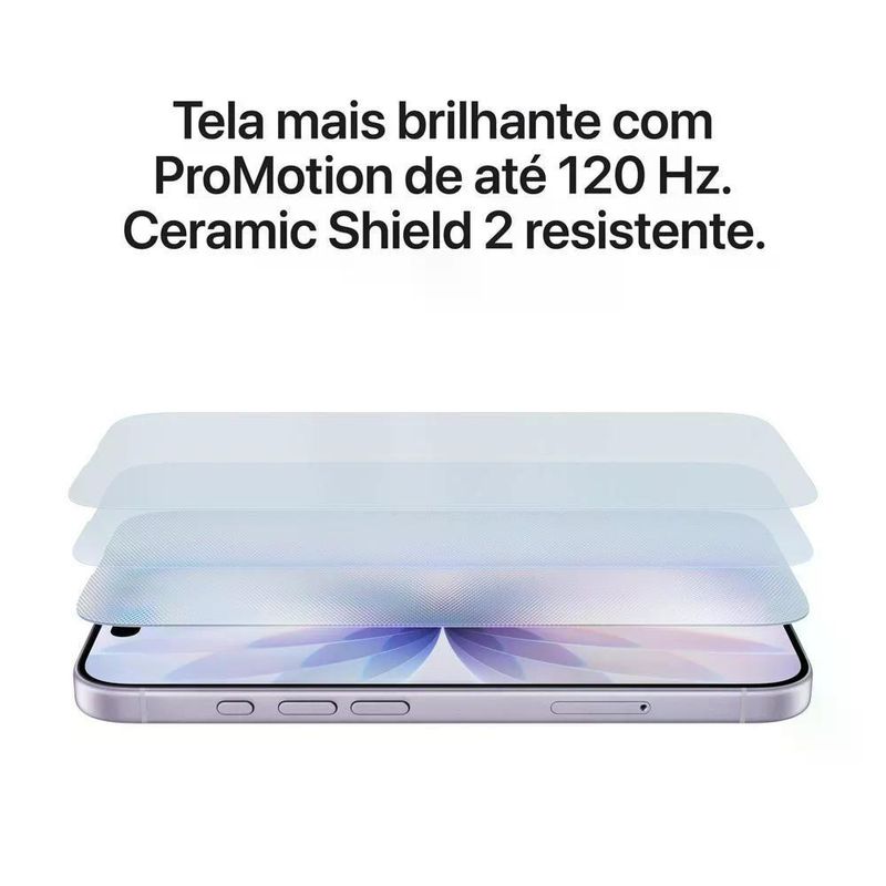 iPhone 17 256GB Câmera 48MP Tela 6,3 5G Branco