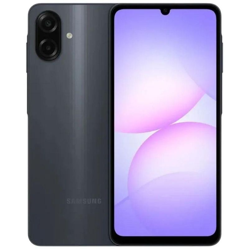 Smartphone Samsung Galaxy A07 8GB RAM 256GB Câmera 50MP Tela 6,7 Android 15 Preto