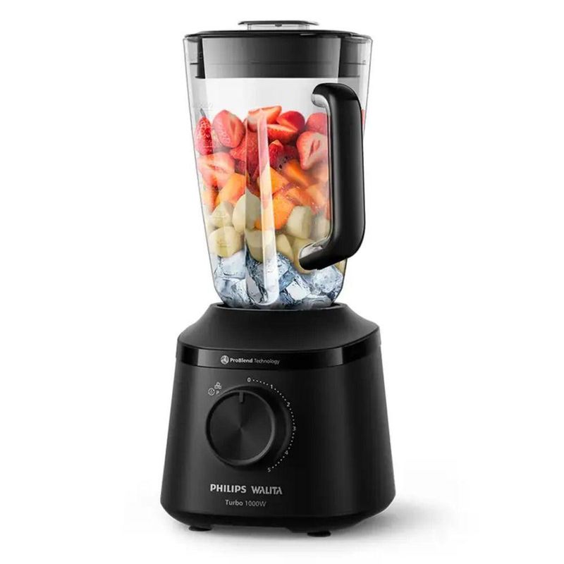 Liquidificador Philips Walita HR2270-91 1000W 3L San 5 Velocidades Preto 110V