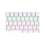 Teclado Gamer Mecânico Fortrek Gravity 100 Fullsized Switches Outemu Red Iluminação Rainbow Branco