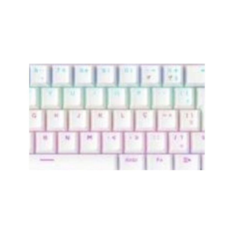 Teclado Gamer Mecânico Fortrek Gravity 100 Fullsized Switches Outemu Red Iluminação Rainbow Branco