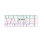 Teclado Gamer Mecânico Fortrek Gravity 100 Fullsized Switches Outemu Red Iluminação Rainbow Branco