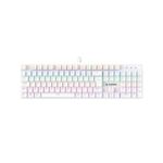 Teclado Gamer Mecânico Fortrek Gravity 100 Fullsized Switches Outemu Red Iluminação Rainbow Branco
