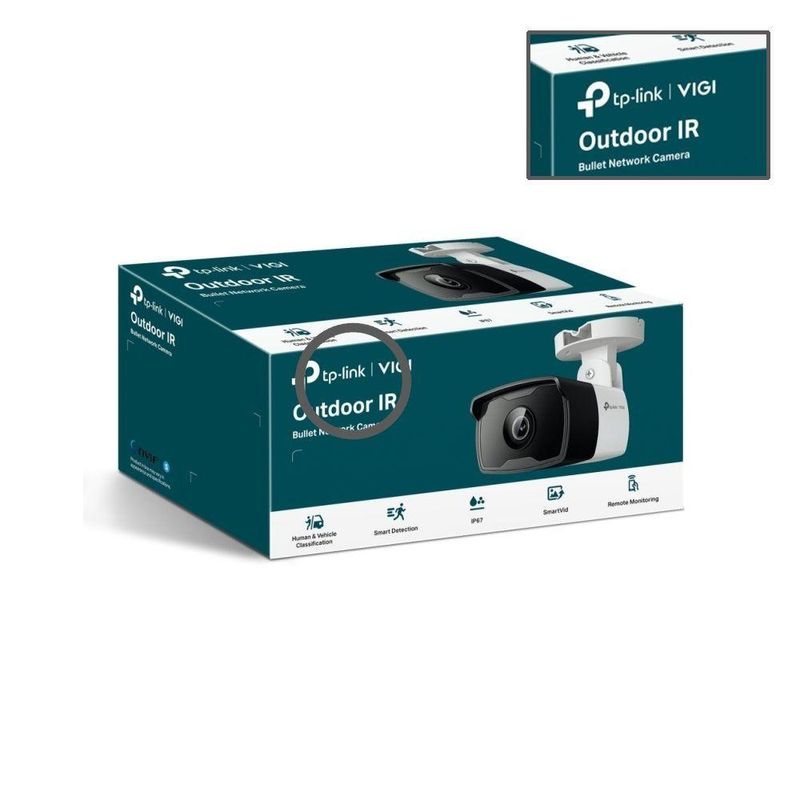 Câmera IP Bullet VIGI C320I 2MP Poe com Visão Noturna Externa TP-Link