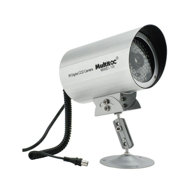 Câmera IR100 CCD Color 420TVL BNC com Infravermelho 100m Multitoc