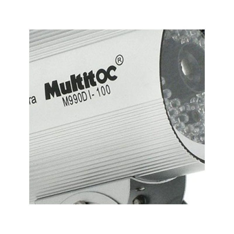Câmera IR100 CCD Color 420TVL BNC com Infravermelho 100m Multitoc