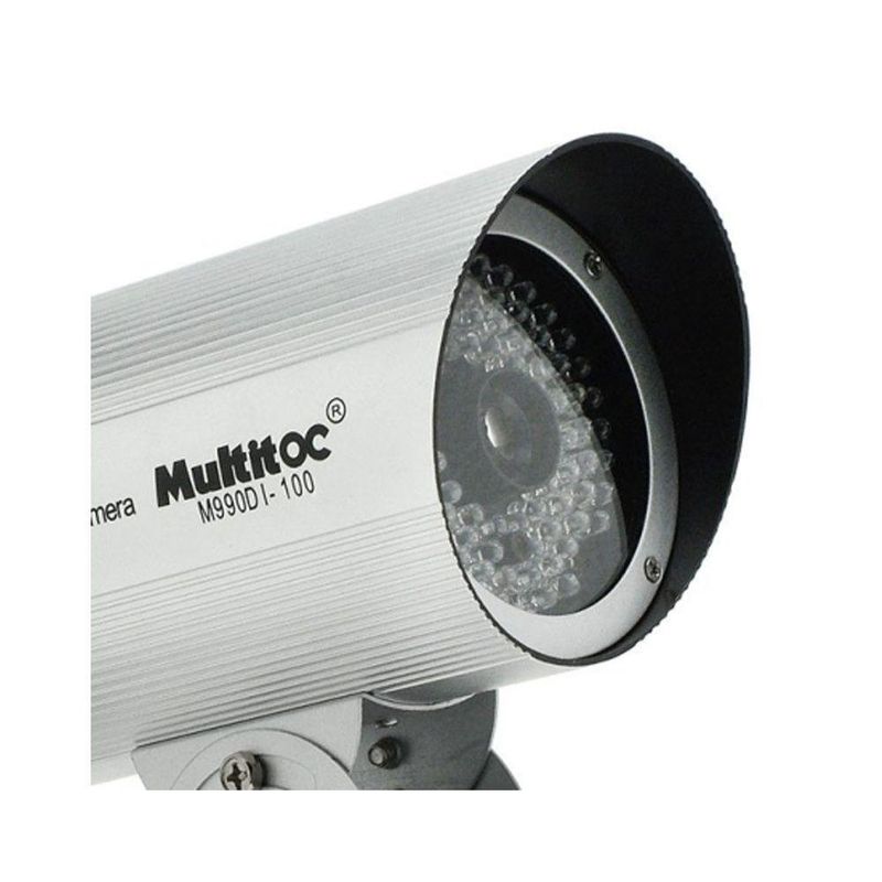 Câmera IR100 CCD Color 420TVL BNC com Infravermelho 100m Multitoc